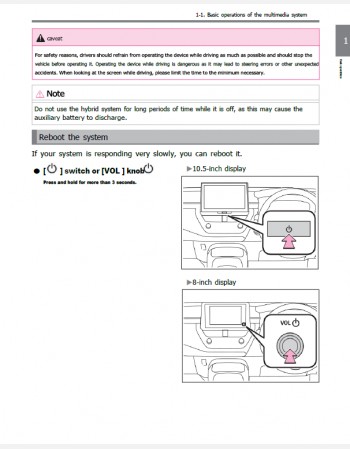 toyota corolla sport 2025 navigation & multimedia system manual
